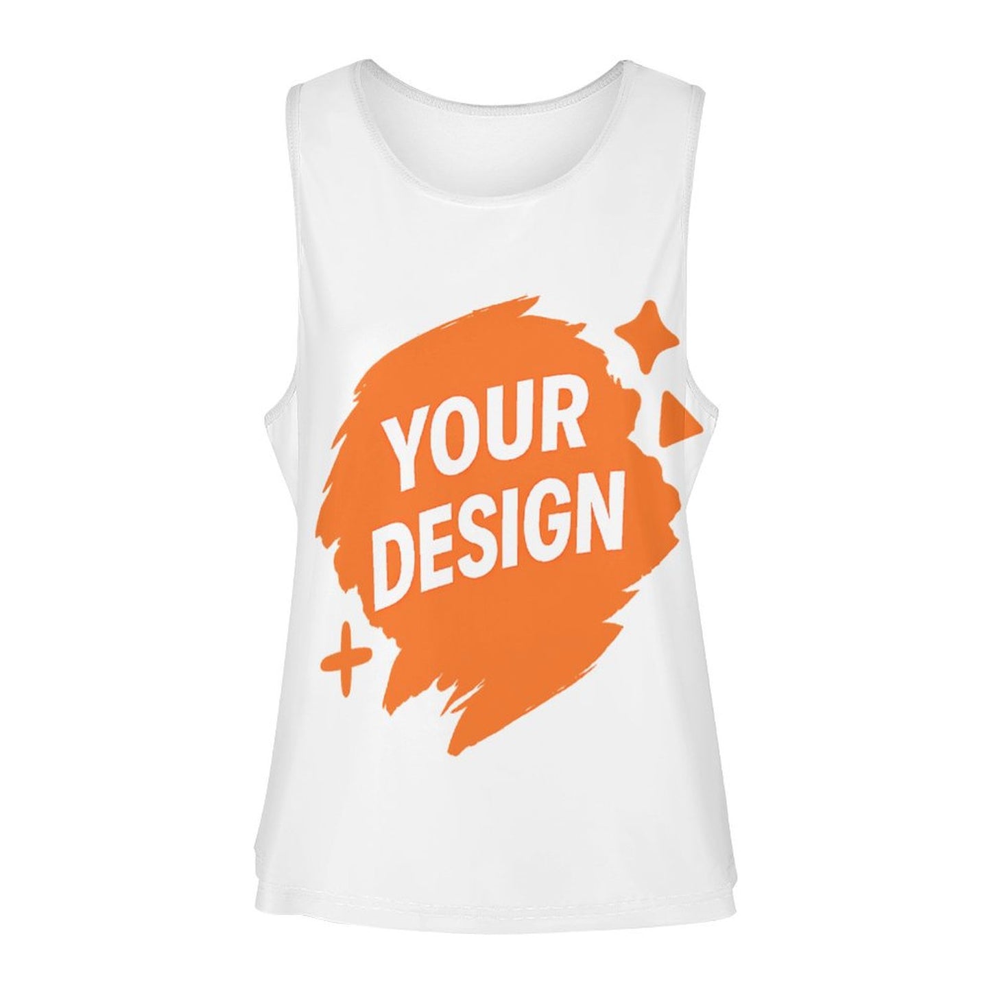 Custom Women's Milk Silk Sports Vest - Design Your Own Graphic!