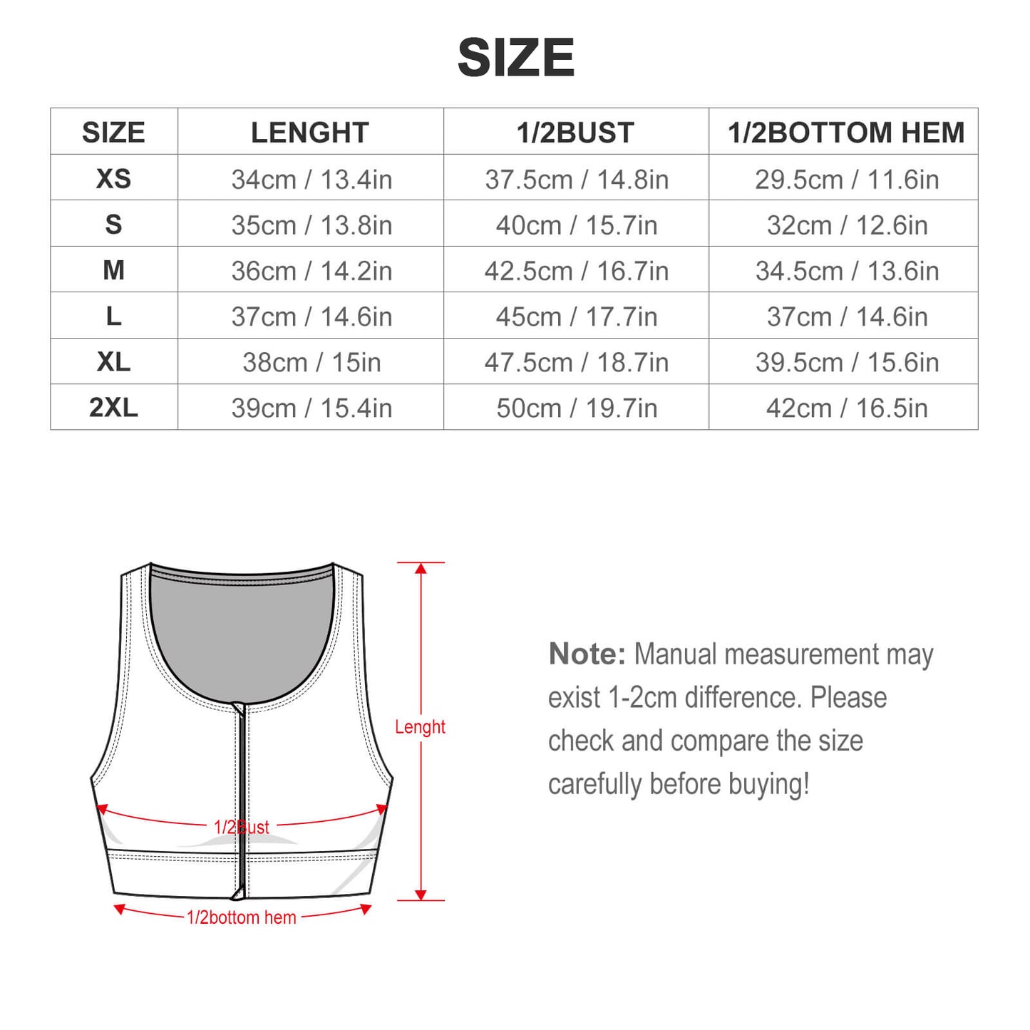 Custom Yoga Zipper Vest with Removable Pads - Design Your Own!