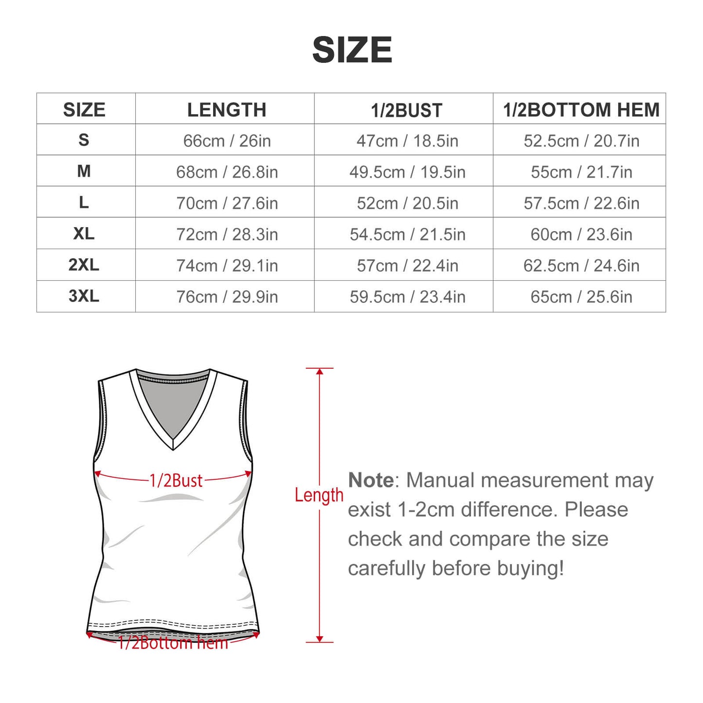 Custom V-Neck Ribbed Knit Vest - Design Your Own Graphic!