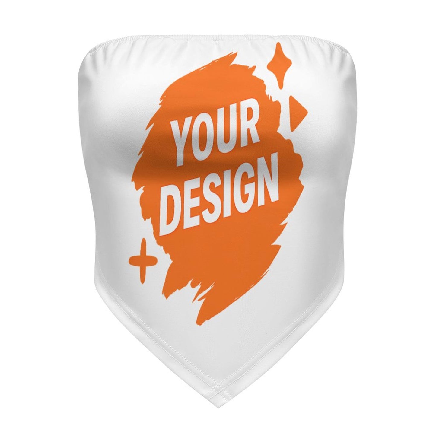 Personalized Custom Strapless Bellyband Top - Add Your Text or Image