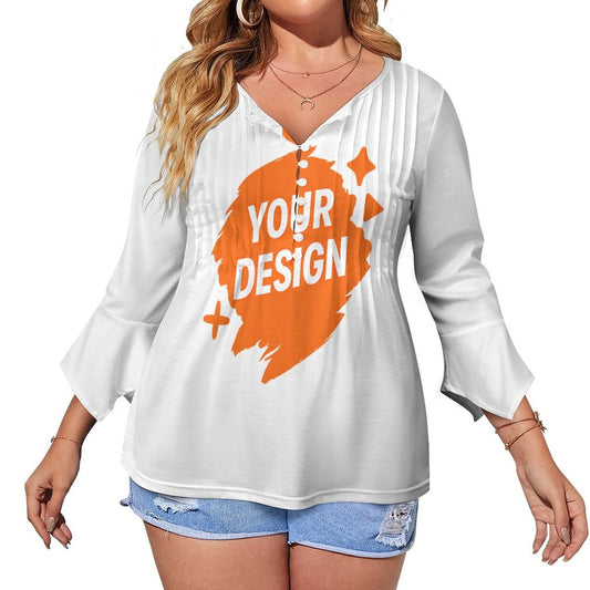 Personalized Women's Button Down Top - Stylish and Comfortable